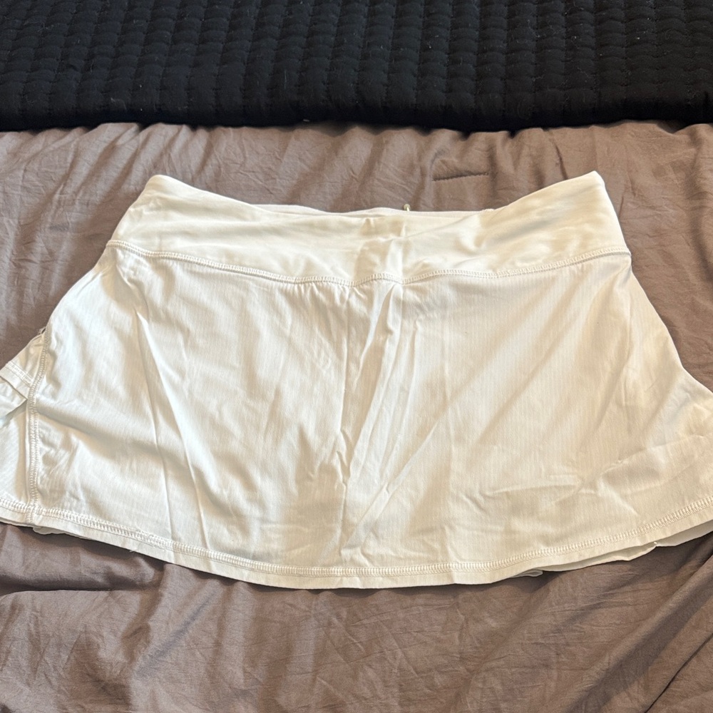 lululemon athletica White Tennis Skirt